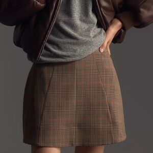 Maeve | Structured Mini Skirt - Anthropologie